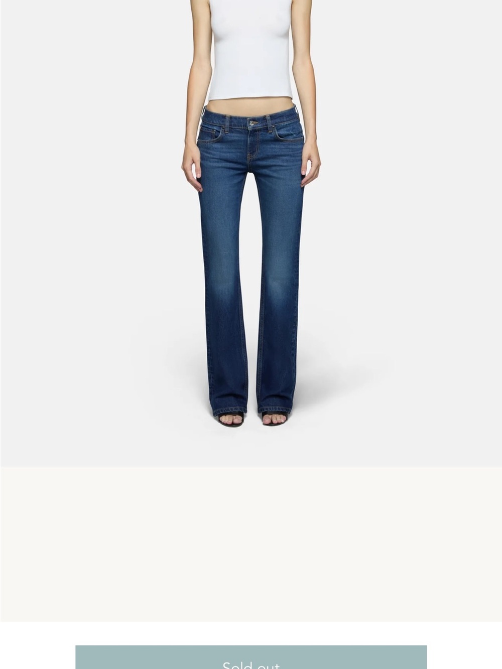 Classic Women’s Dark Blue Bootcut Jeans